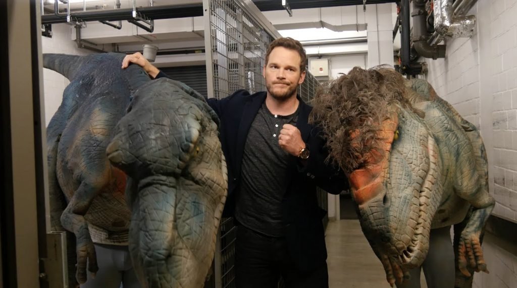 Chris Pratt Dinosaurs Prank 1