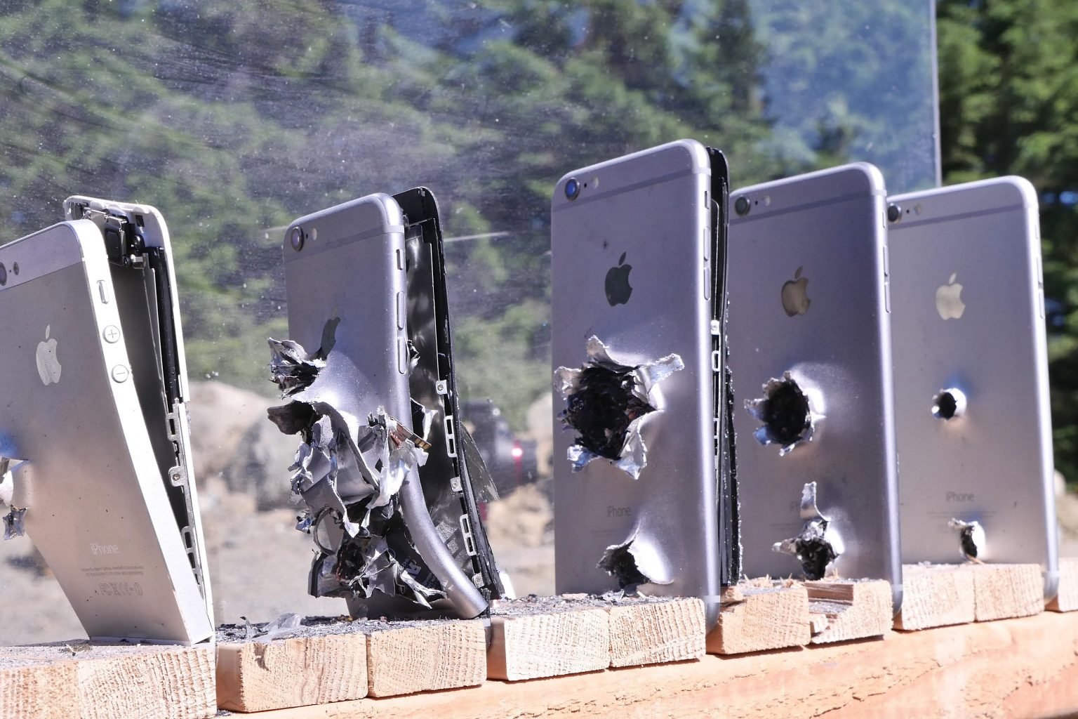 How Many iPhones Does It Take To Stop an AK 74 Bullet 1