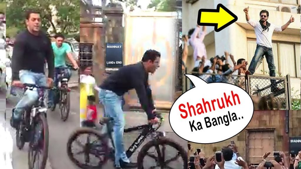 Salman Khan Shouts Shahrukh Ka Bungalow 1