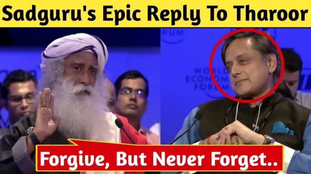 Sadhguru best ever debate with Shashi Tharoor and Prannoy Roy on Taj Mahal issue 1