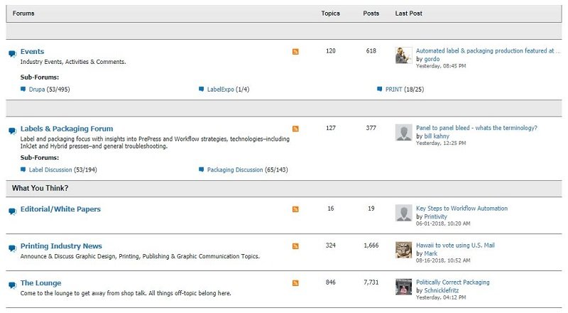 5 Best Printing Industry Forums on Internet