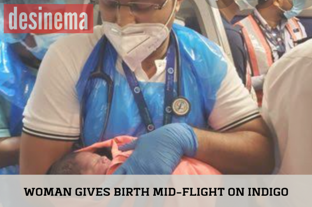 Woman Delivers Baby Mid Air On Delhi Bengaluru IndiGo flight Viral Video Shows Crew Celebrating 1