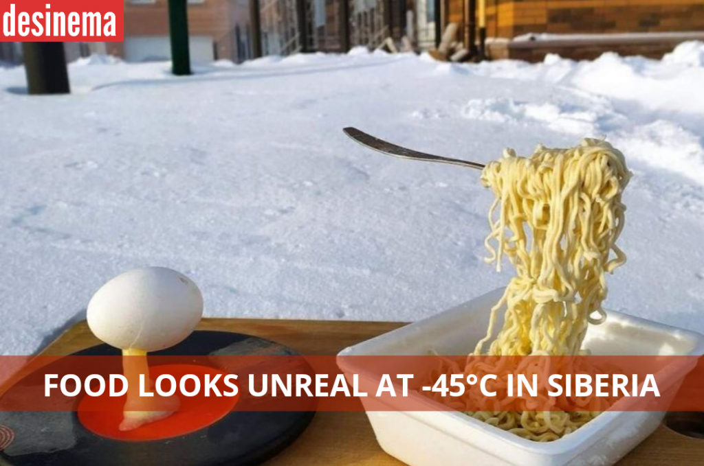 Look what happens to food at 45°c in Siberia 1