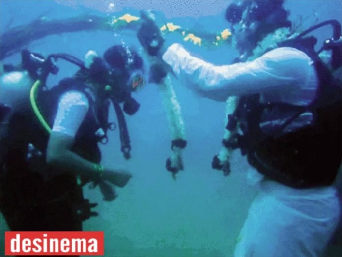Engineer Couple Ties The Knot 60 Feet Under Ocean In Tamil Nadu