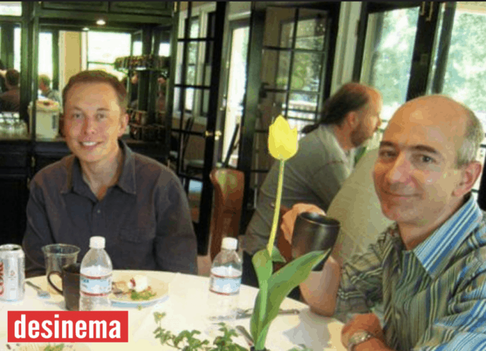 Elon Musk and Jeff Bezos’ Photo from 2004 Goes Viral, They Met to Talk About Space