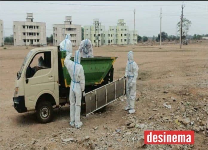 Garbage Van Ferries Covid Patients Bodies to Chhattisgarh Crematorium