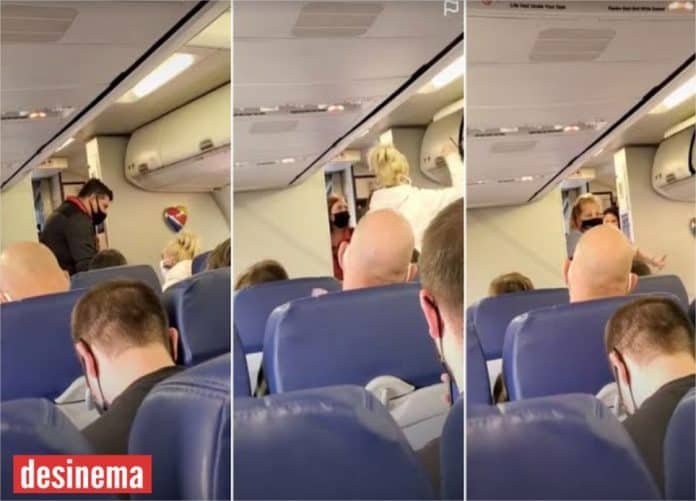Southwest Airlines passengers dance and cheer as couple accused of refusing to wear masks get thrown off flight