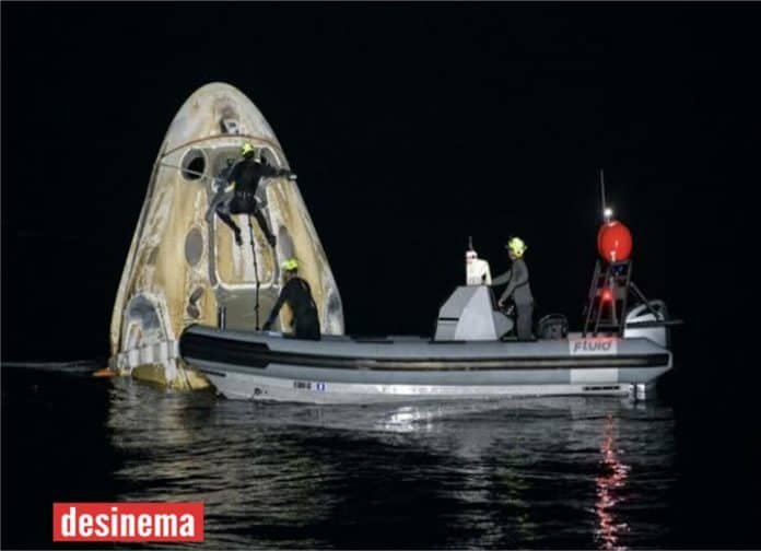SpaceX Capsule Returns Four Astronauts Safely to Earth in Nighttime Splashdown