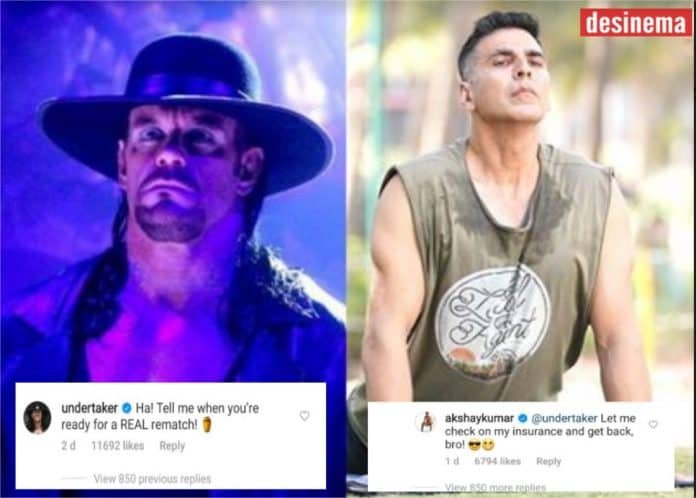 Akshay Kumar Vs The Undertaker For A Real Match Actor Has This Hilarious Response