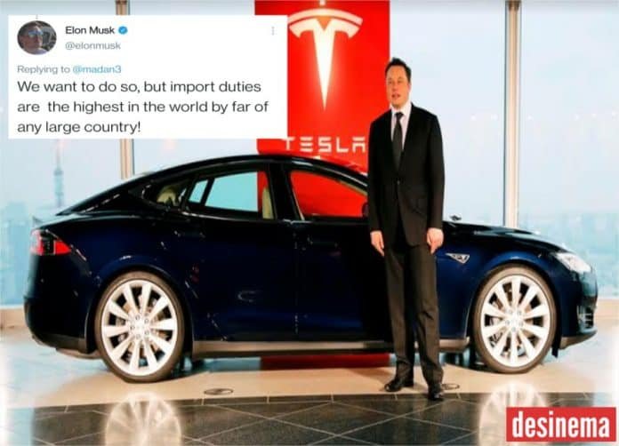Elon Musk said, “I really Want to launch Tesla in India, but import duties too high” read full report