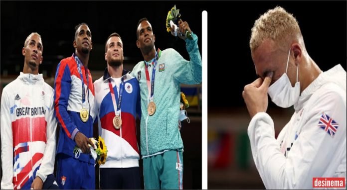 Boxer Whittaker refused to wear silver medal,puts in pocket while crying. Later regretted for his behaviour
