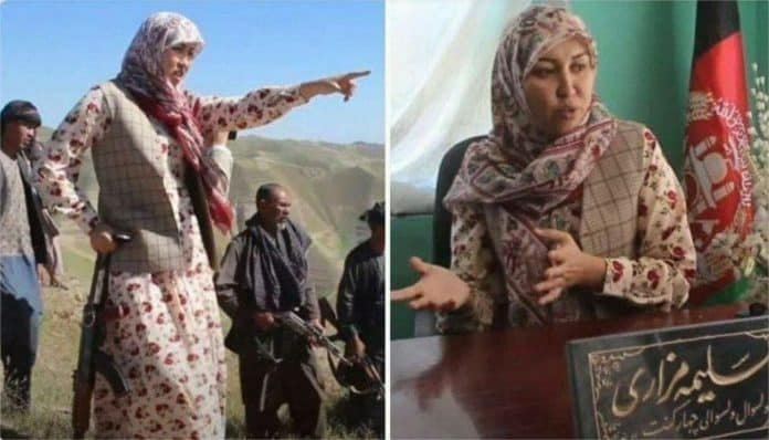 Salima Mazari - Governor who took up arms against Taliban taken into custody