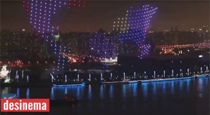 Drones fall from the sky during failed performance in Zhengzhou