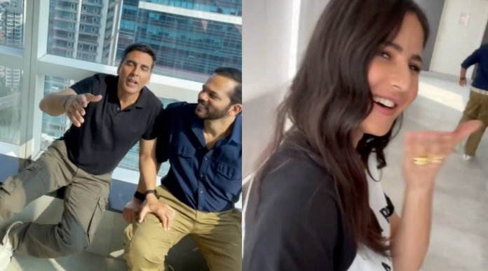 Katrina-Kaifs-video-shows-hardworking-pair-of-Akshay-Kumar-Rohit-Shetty-