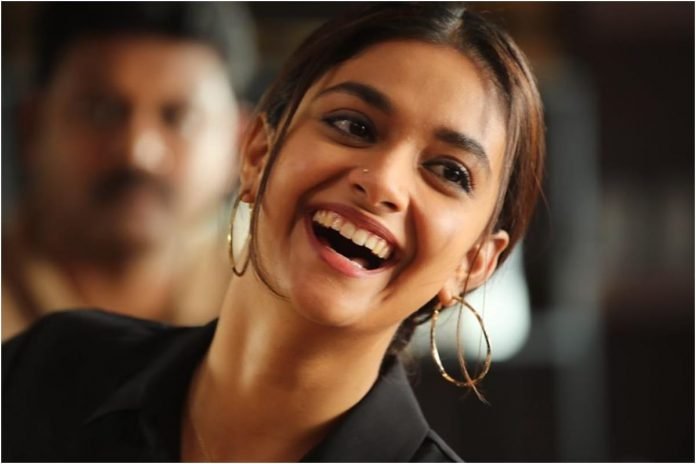 Keerthy-Suresh-turns-violinist-for-Sarkaru-Vaari-Paata-