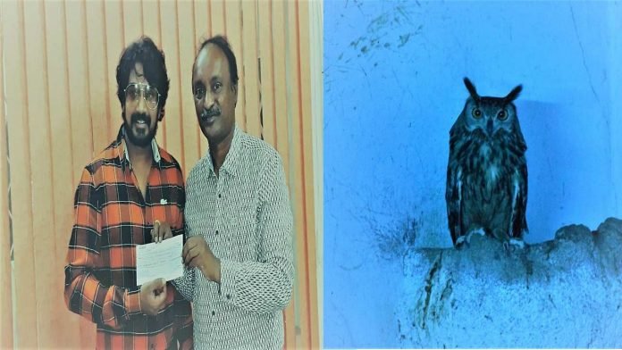 Surya-Tej-to-adopt-Great-Indian-Horned-Owl-at-Hyderabad-Zoo