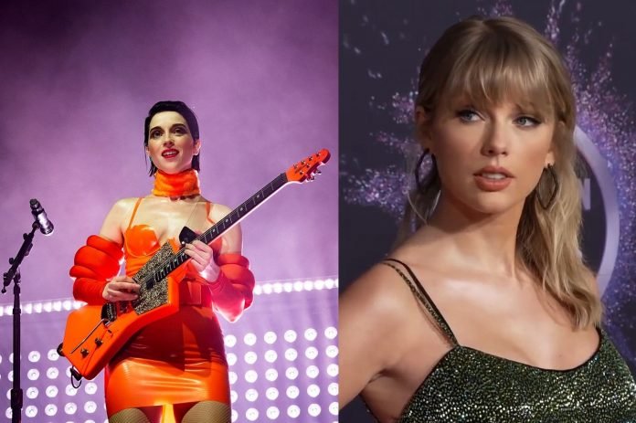 Taylor Swift and St. Vincent.(photo:wikipedia)