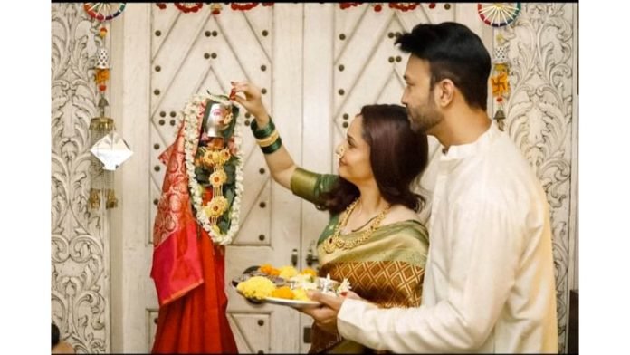Ankita-Lokhande-Vicky-Jain-ring-in-first-Gudi-Padwa-as-married-couple