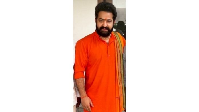 On-Hanuman-Jayanti-Jr-NTR-spotted-wearing-Hanuman-Mala
