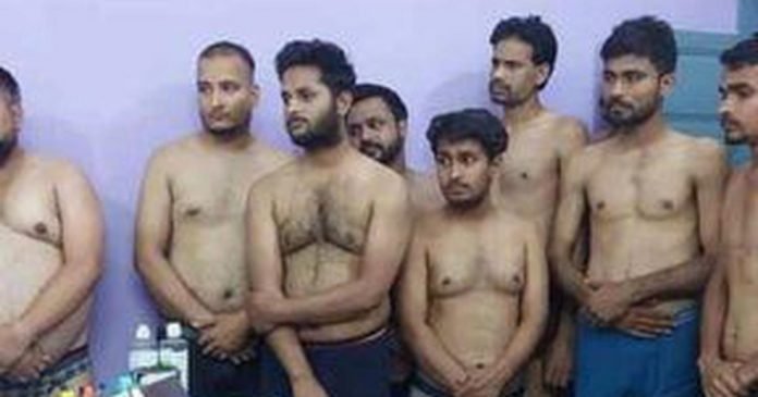 Semi-nude-photos-of-men-in-MP-police-station-go-viral