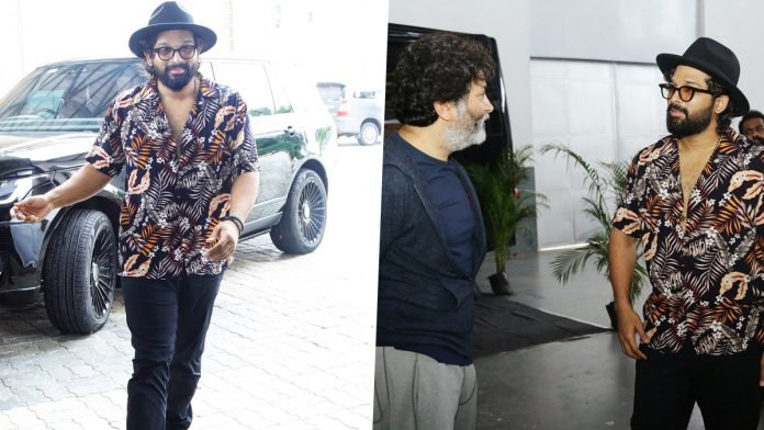 Allu-Arjun-show-off-his-style-guru-self-in-an-ad-shot-by-Trivikram