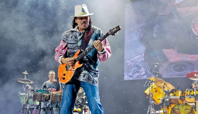 Santana Performs At The O2