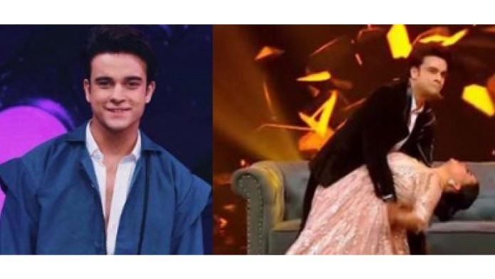 Krishna-Kaul-fulfils-his-dream-by-dancing-with-Bharti-Singh-on-stage