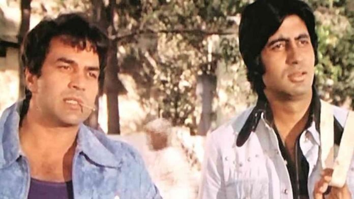 Dharmendra-posts-picture-from-Sholay-calls-Amitabh-most-talented-actor