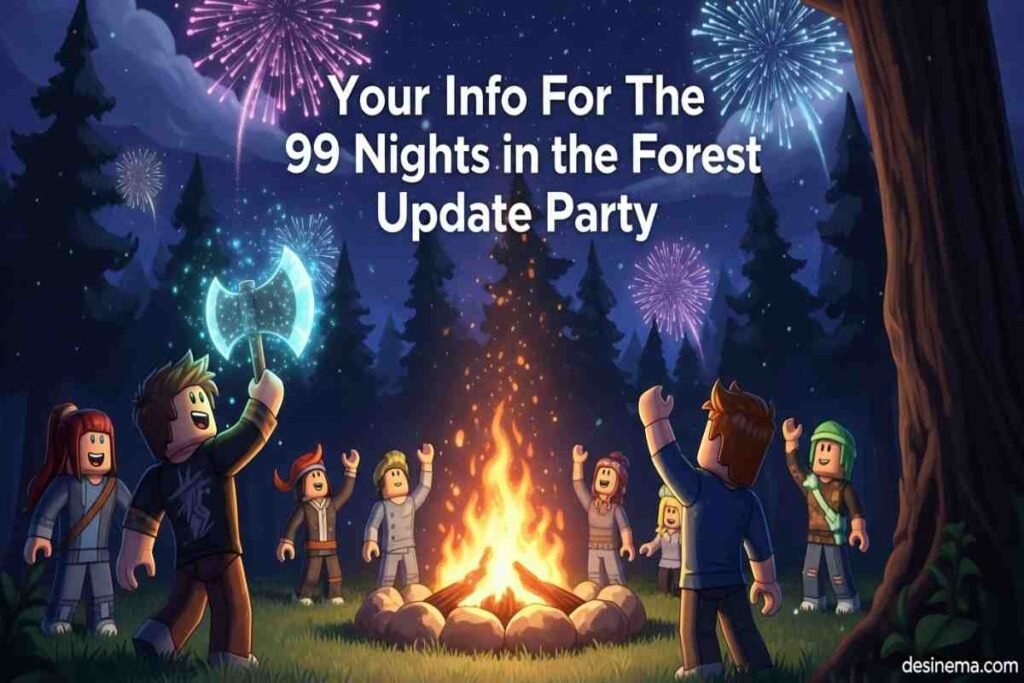 What is the 99 Nights in the Forest Update Party? Info December 2025 99 Nights in the Forest Update Party
