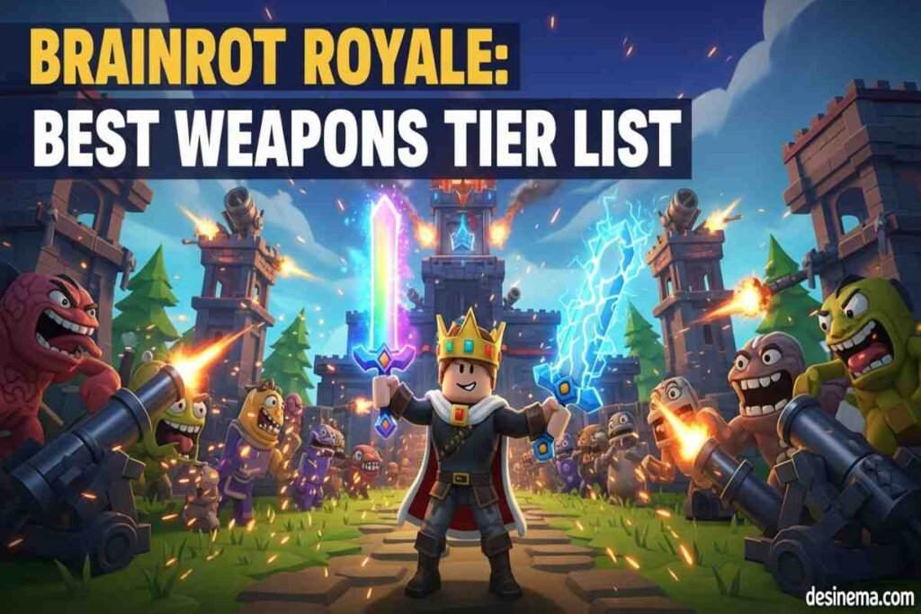 Brainrot Royale weapons tier list