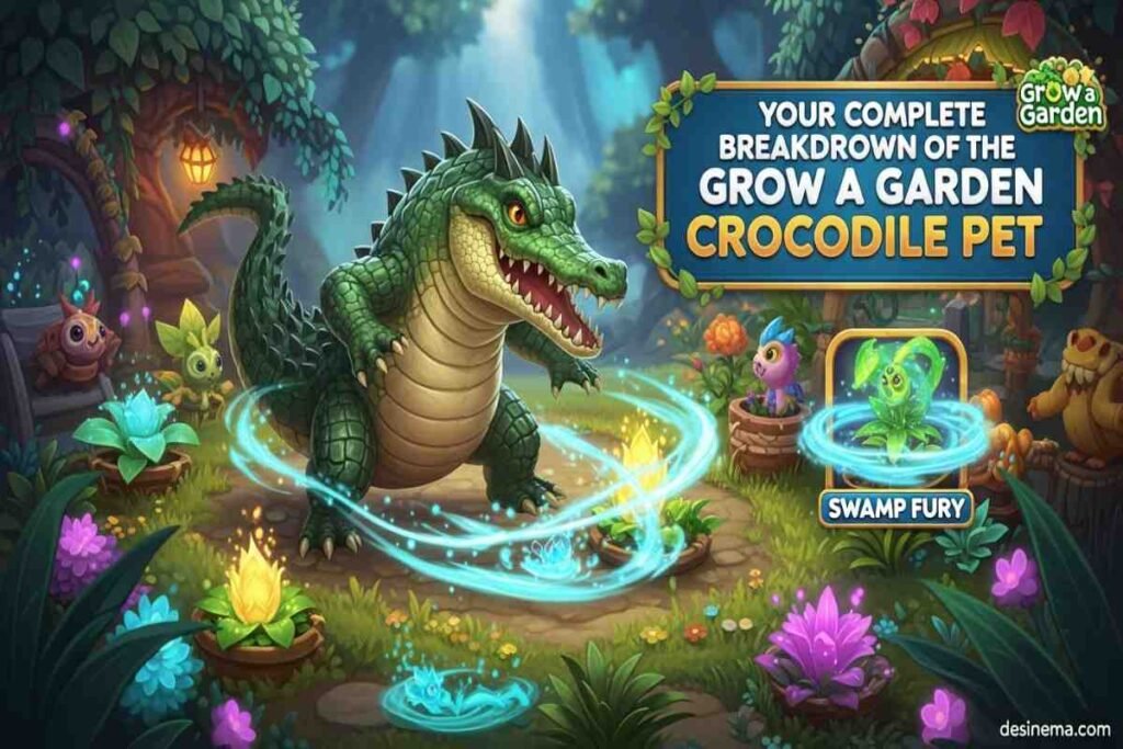 Grow a Garden Crocodile Pet