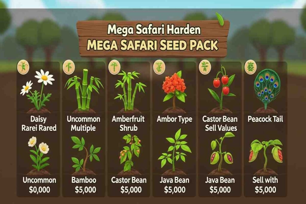 All About the May 2026 Grow a Garden Safari Seed Pack Grow a Garden Safari Seed Pack