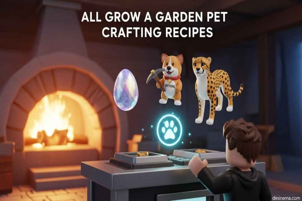 Grow a Garden pet crafting recipes