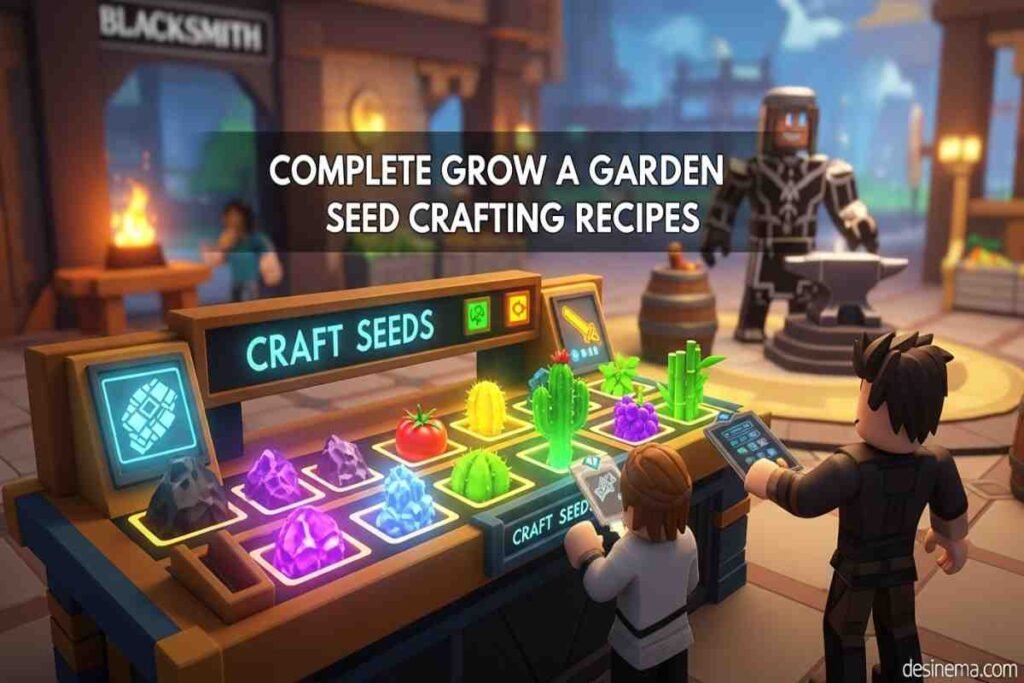 Grow a Garden seed crafting recipes