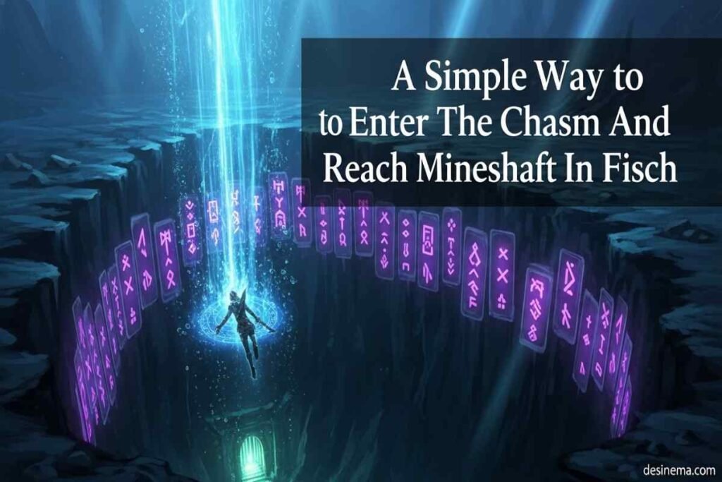 how to enter the Chasm and reach Mineshaft in Fisch