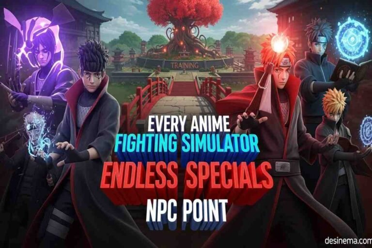 Anime Fighting Simulator Endless Specials and NPC Map August 2026