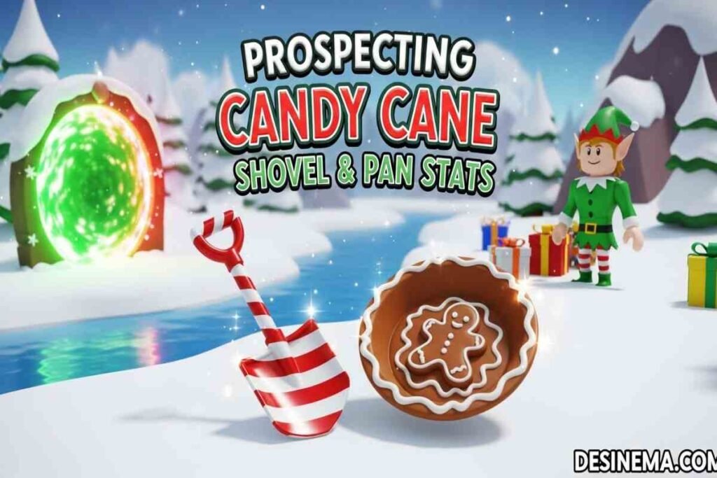 Candy Cane Shovel Prospecting