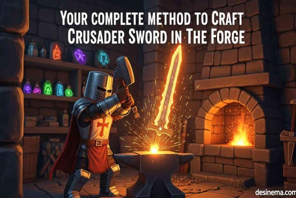 Craft Crusader Sword The Forge