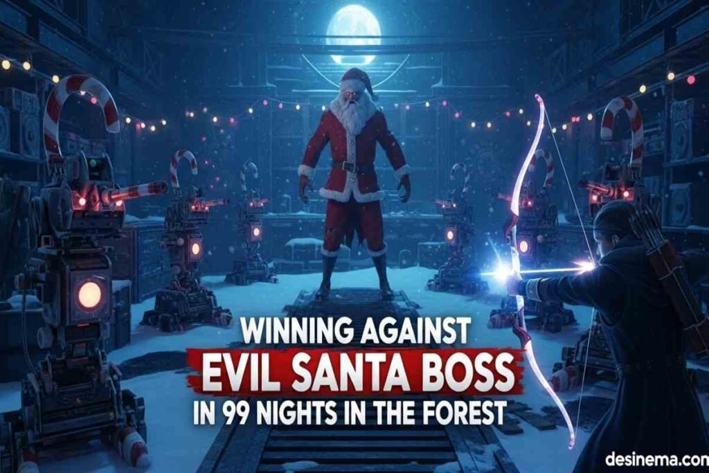 Evil Santa Boss in 99 Nights in the Forest