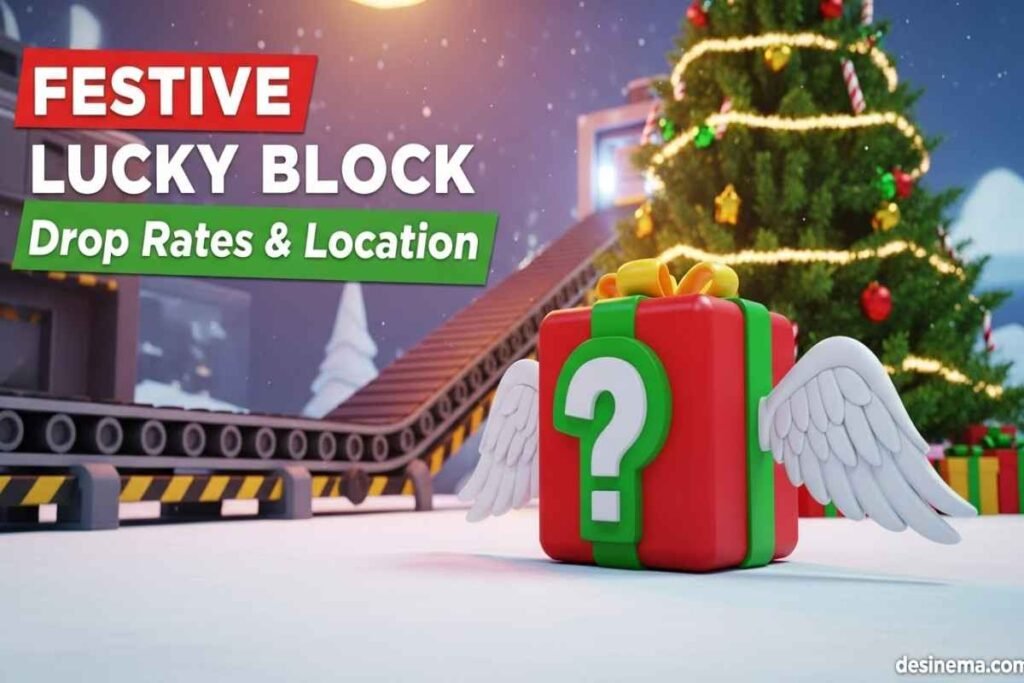 Free Festive Lucky Block Location & Login Rewards December 2025 Festive Lucky Block