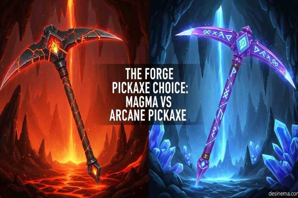 Magma vs Arcane Pickaxe