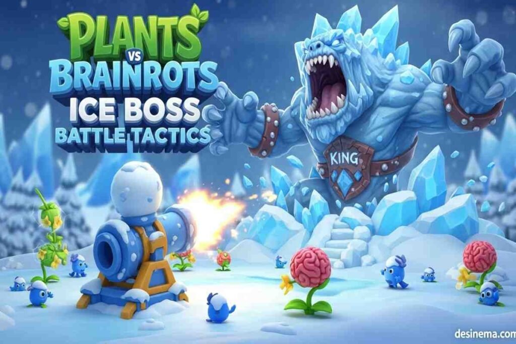 Plants vs Brainrots Ice Boss