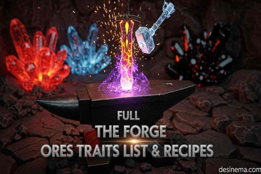 The Forge Ores Traits List & Best Weapon Recipes December 2025 The Forge Ores Traits List