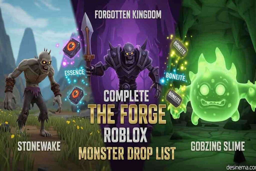 The Forge Roblox Monster Drop