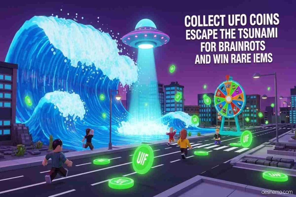 UFO Coins Escape Tsunami For Brainrots