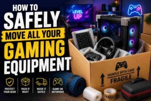 How to Safely Move All Your Gaming Equipment